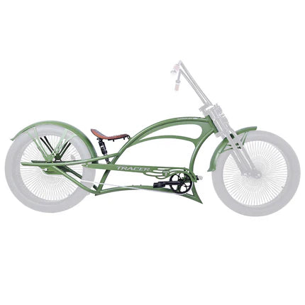 Micargi FM-Scorpion pro dts 26" Single Speed Bicycle Frame with Fenders and Saddle Suspion