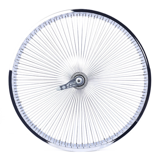 Micargi WH-TH7526140C-CP Lowrider 26*3 Alloy Chrome Fat Rims Wheel Set with Coaster Brake