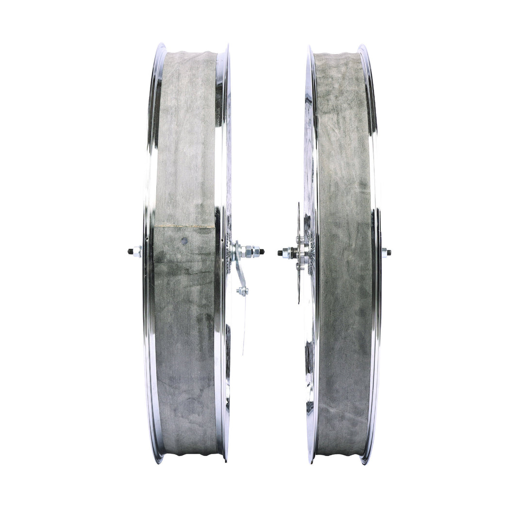 Micargi WH-TH9526140C-CP Lowrider 26in Mirror Electroplating Wheel Set with Coaster Brake