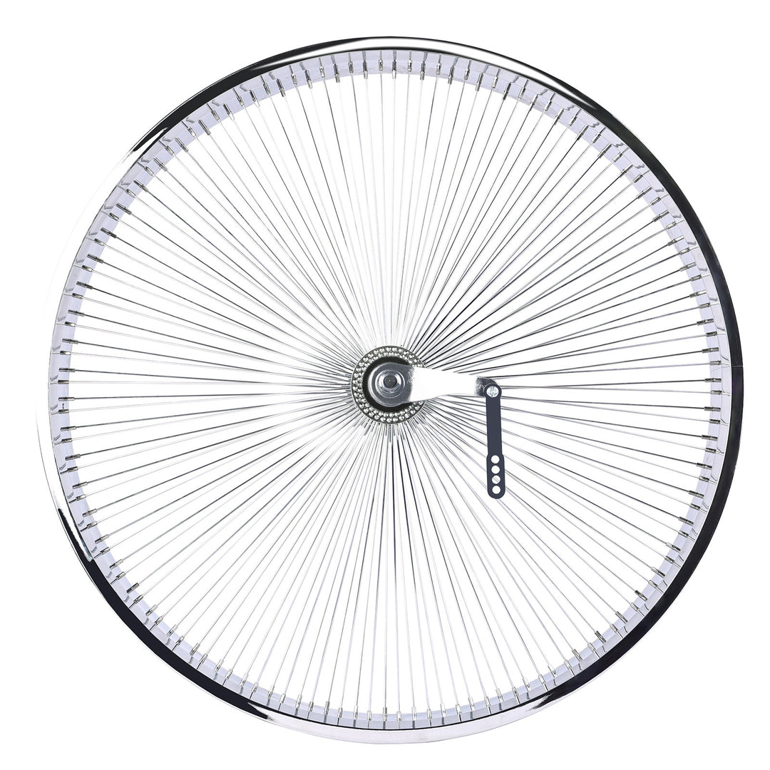 Micargi WH-TH7529140C-CP 29"*3" Chrome Fat Rim Bike Wheelset with Coaster Brake