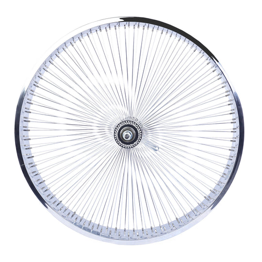 Micargi WH-TH7526140C-CP Lowrider 26*3 Alloy Chrome Fat Rims Wheel Set with Coaster Brake