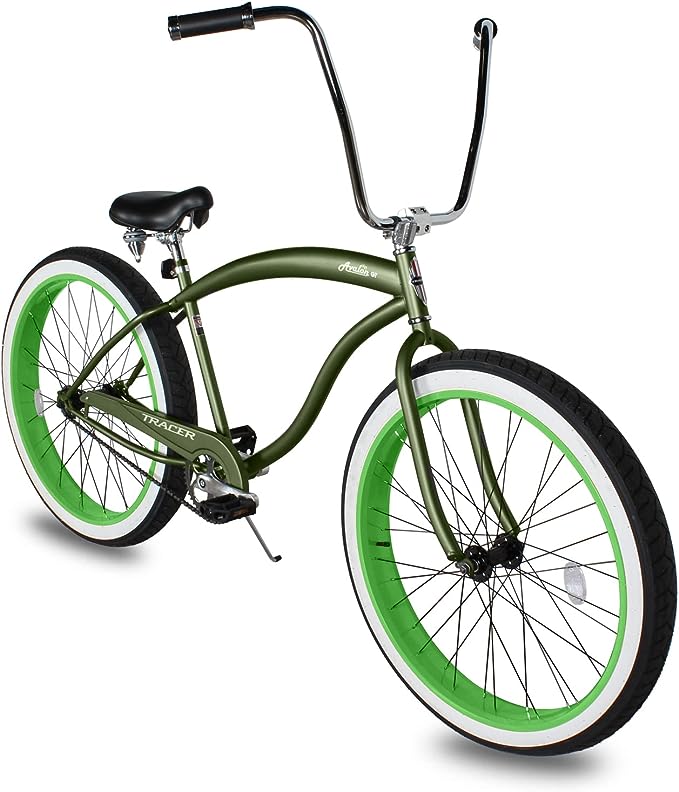 army green cruiser bike