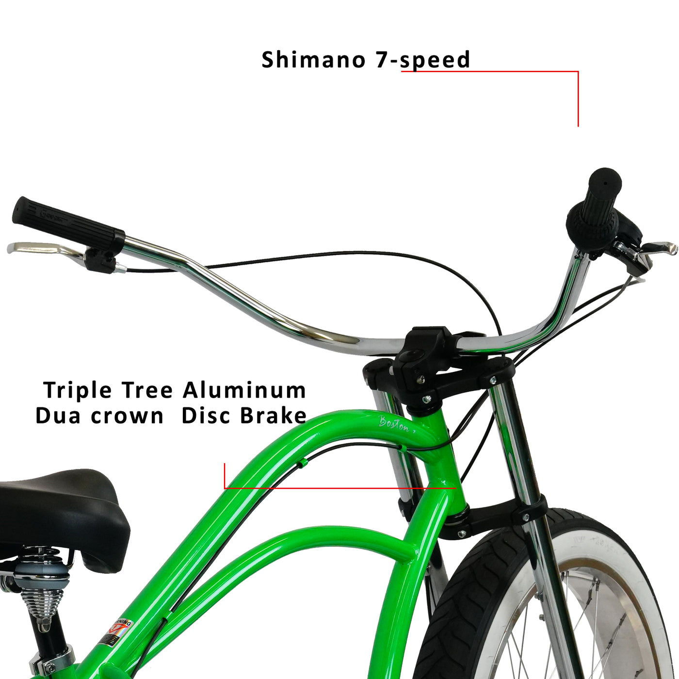 Aluminum 7 discount speed beach cruiser