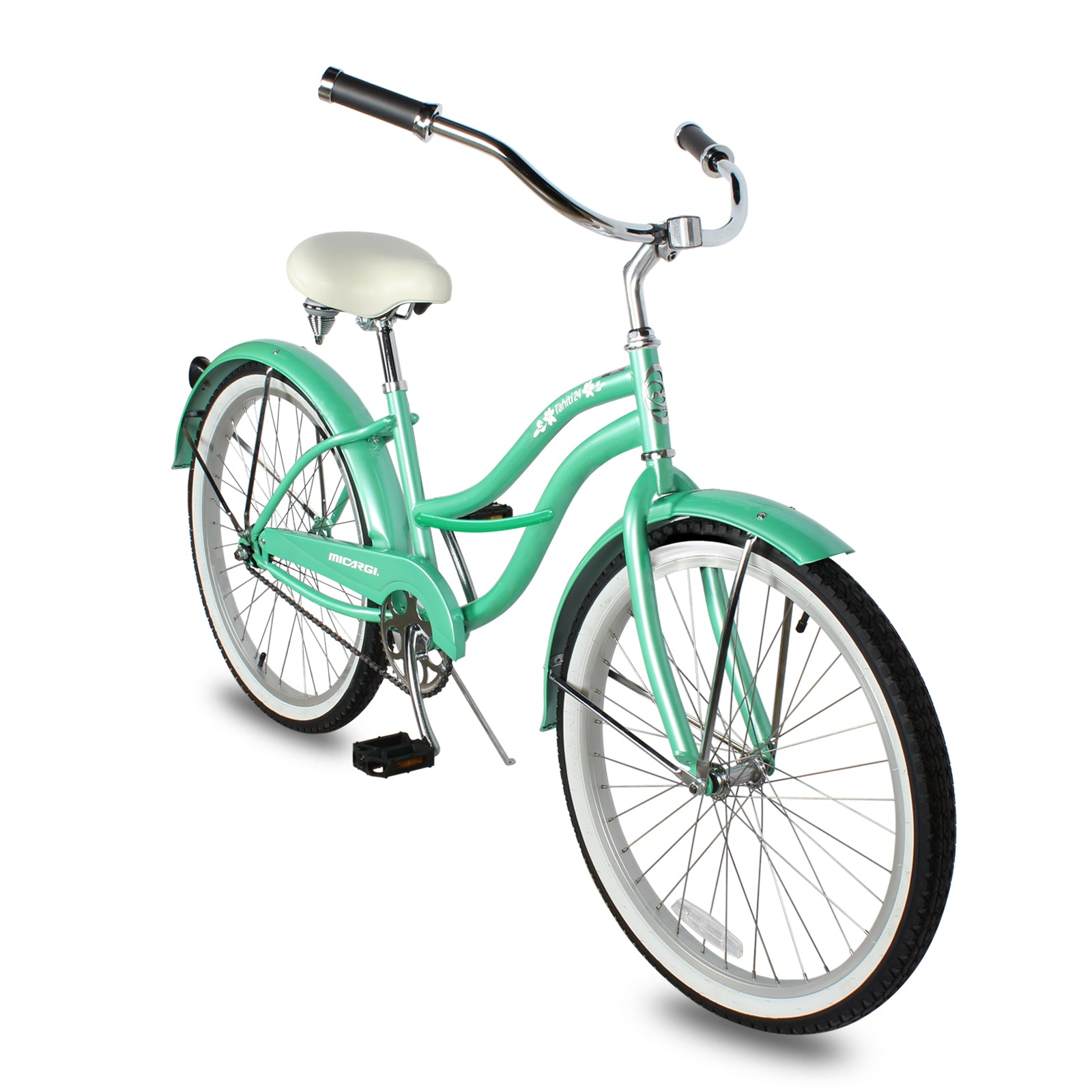 Micargi Tahiti Single Speed 26 Inch Women's Beach Cruiser Bike