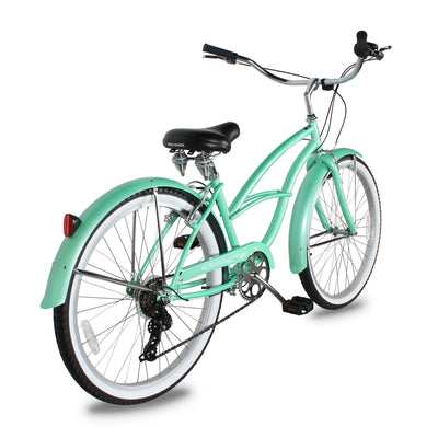 26in hyper womens discount beach cruiser seafoam