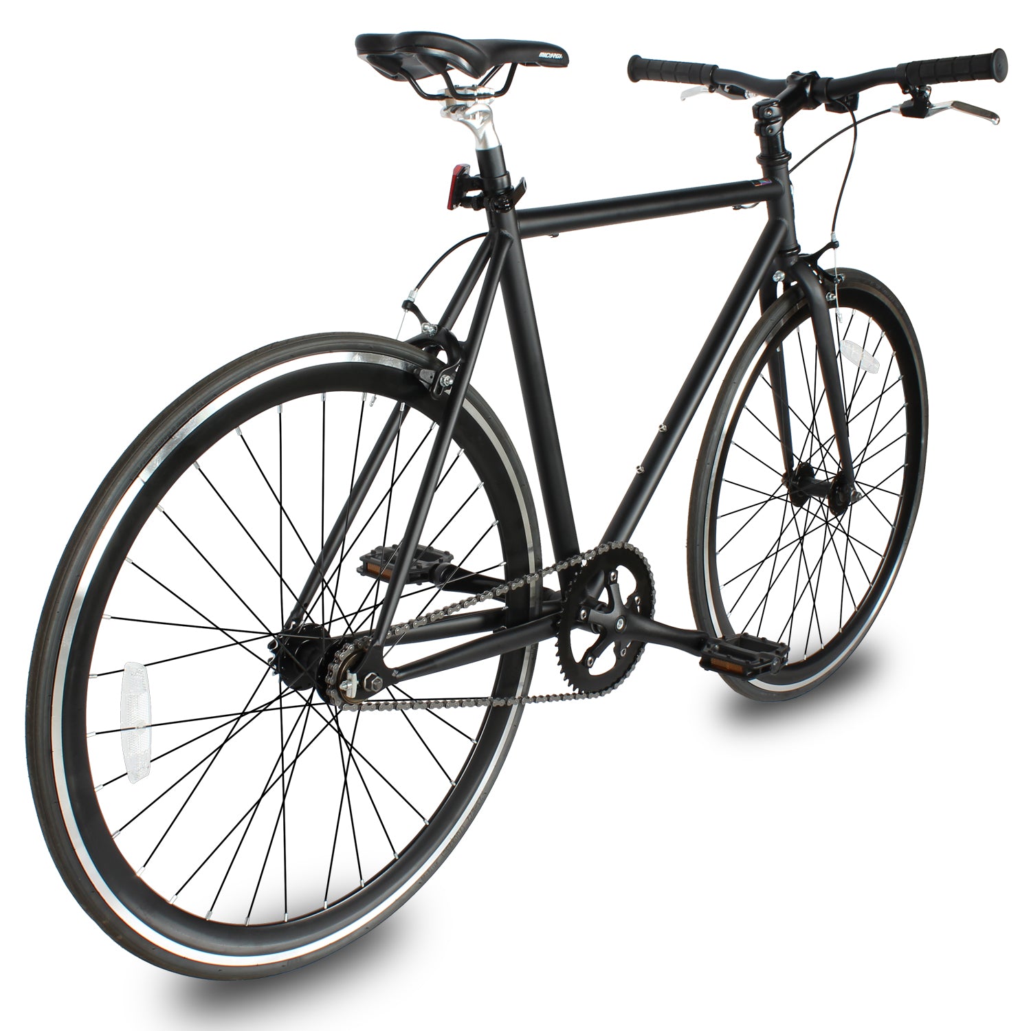 Micargi RD-269 Fixed Gear Single-Speed Hi-Ten Steel Frame Road Bike